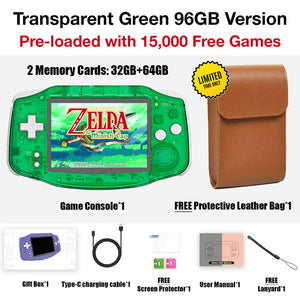 Retro GBA™ Handheld (40,000+ Pre-loaded Retro Games)