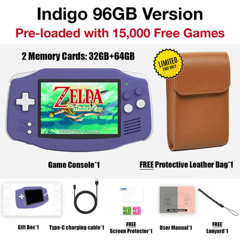 Image of Retro GBA™ Handheld (40,000+ Pre-loaded Retro Games)