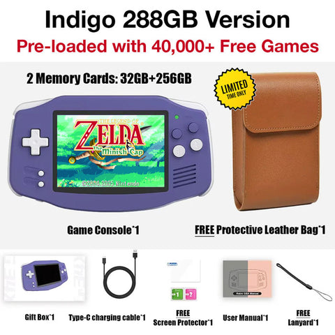 Image of Retro GBA™ Handheld (40,000+ Pre-loaded Retro Games)