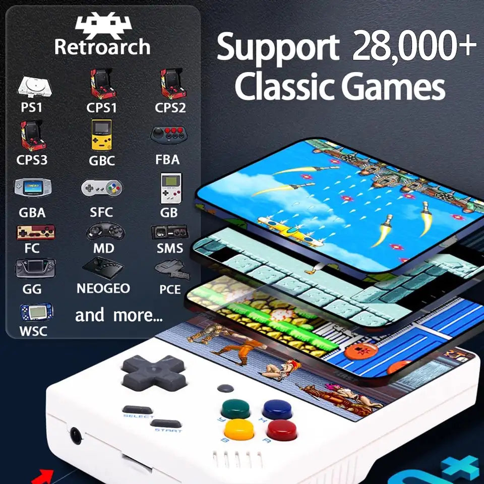 Miyoo Mini Plus+™ Retro Handheld (28,000 Retro Games Built-in