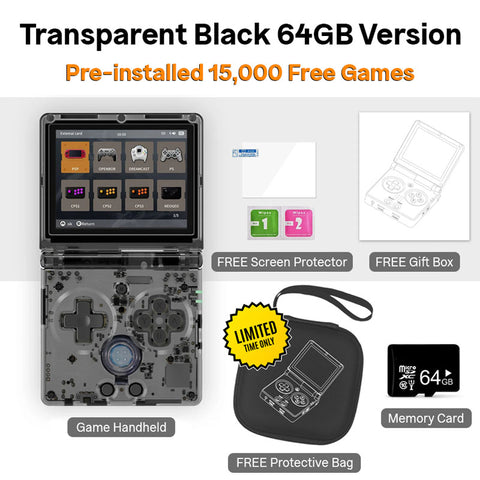 Image of Retro Flip™ Handheld (30,000+ Retro Games Built-in)